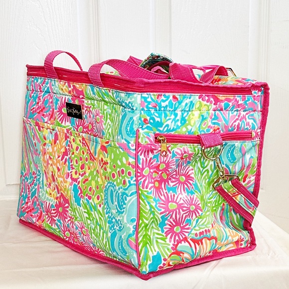Lilly Pulitzer insulated cooler Lover’s Coral - Picture 2 of 2